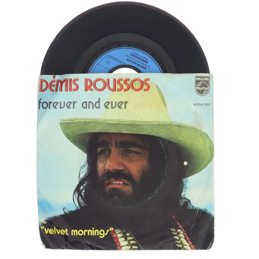 Démis Roussos vinyl single - Forever and Ever fra Philips