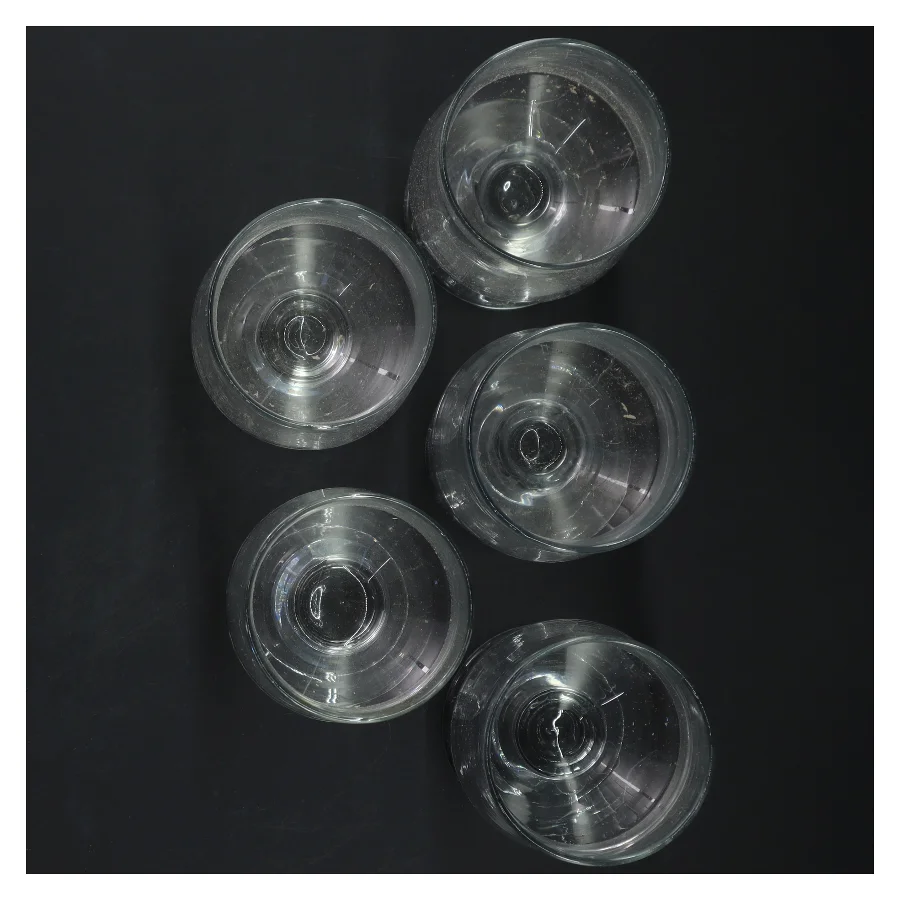 Sæt med 5 glas (str. 5 styk, 13,5 cm)