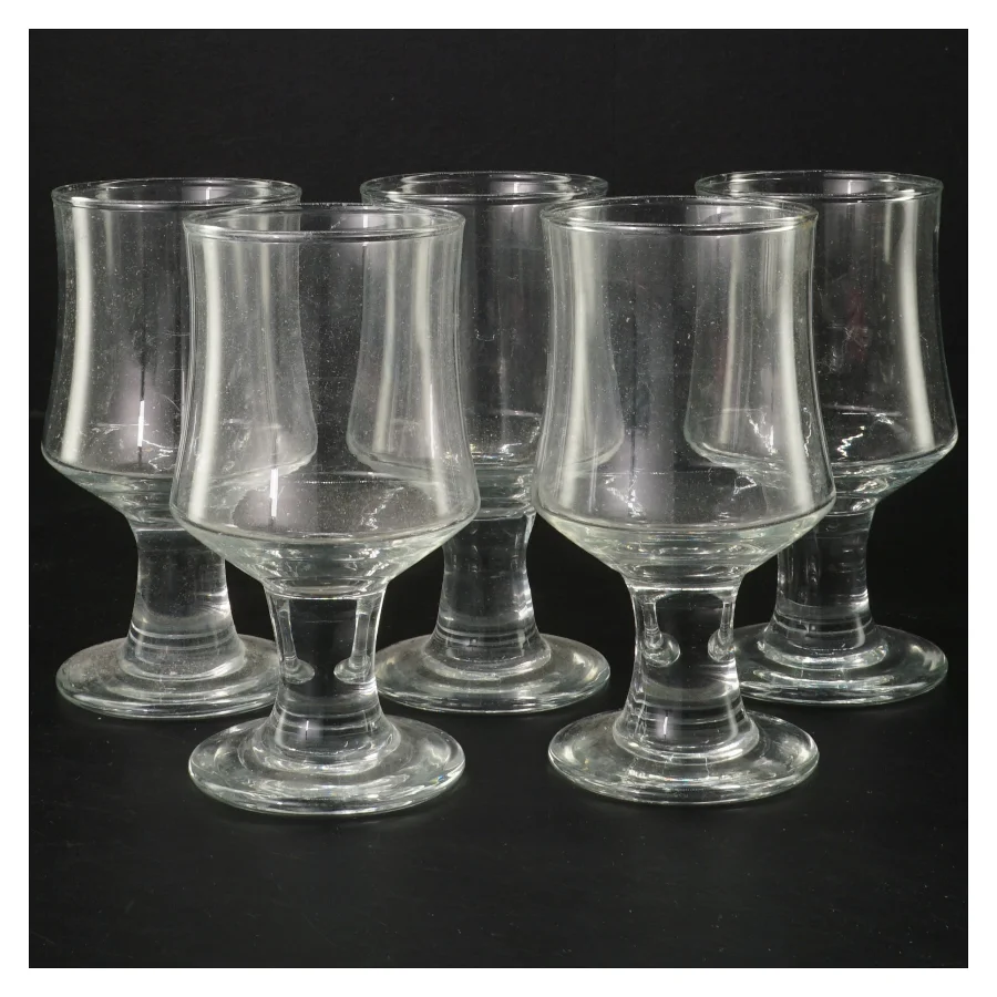 Sæt med 5 glas (str. 5 styk, 13,5 cm)