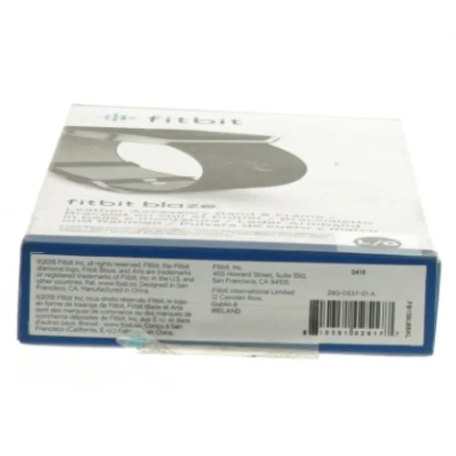 Fitbit Blaze læderrem og ramme fra Fitbit (str. Størrelse L/G)