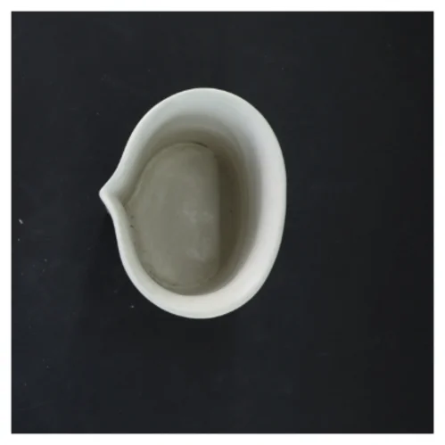 Hvid vase fra Soholm (str. 19,5x10x8 cm)