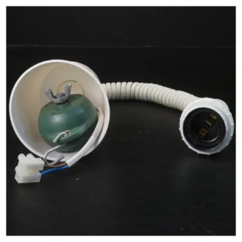 Loftlampe fatning med fleksibel arm (str. 45 cm)