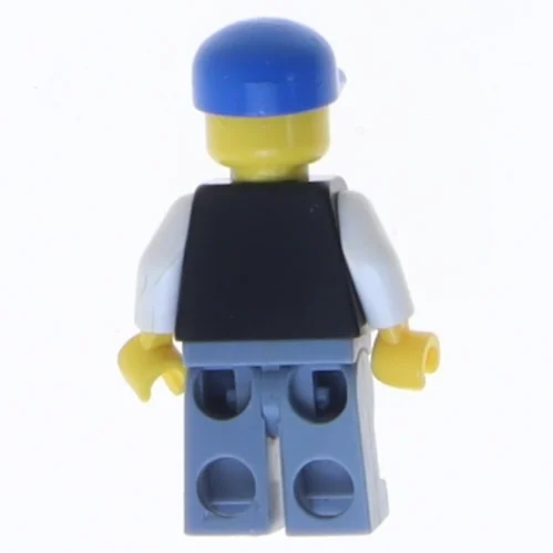 LEGO minifigur med blåt hat fra LEGO (str. 4,5 cm)