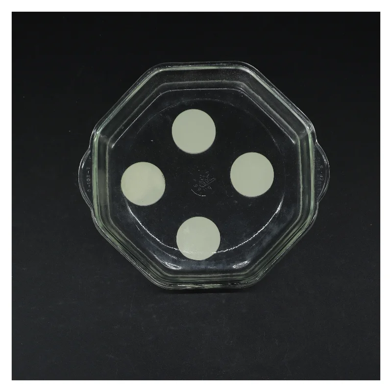 Glasfad med silikonedutter fra Pyrex (str. 22 cm)