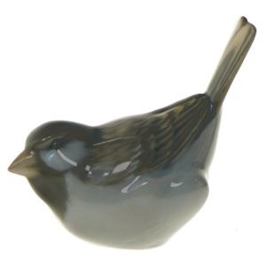 Royal copenhagen rødkælk Porcelænsfugl (str. 10x5 cm) fra Royal Copenhagen