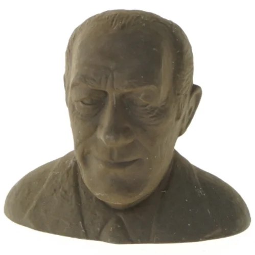 Spare mand buste fra Bikuben (str. 18x21 cm)