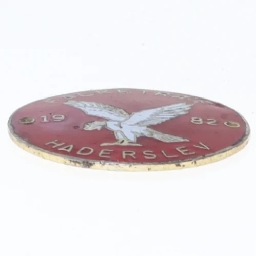 Emblem for 'Falketræf Haderslev 1982' (str. Ø 4 cm)