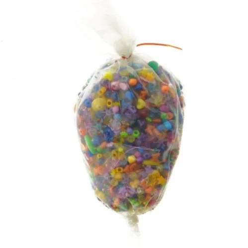 Pose med blandede perler fra Dragsb Æ K