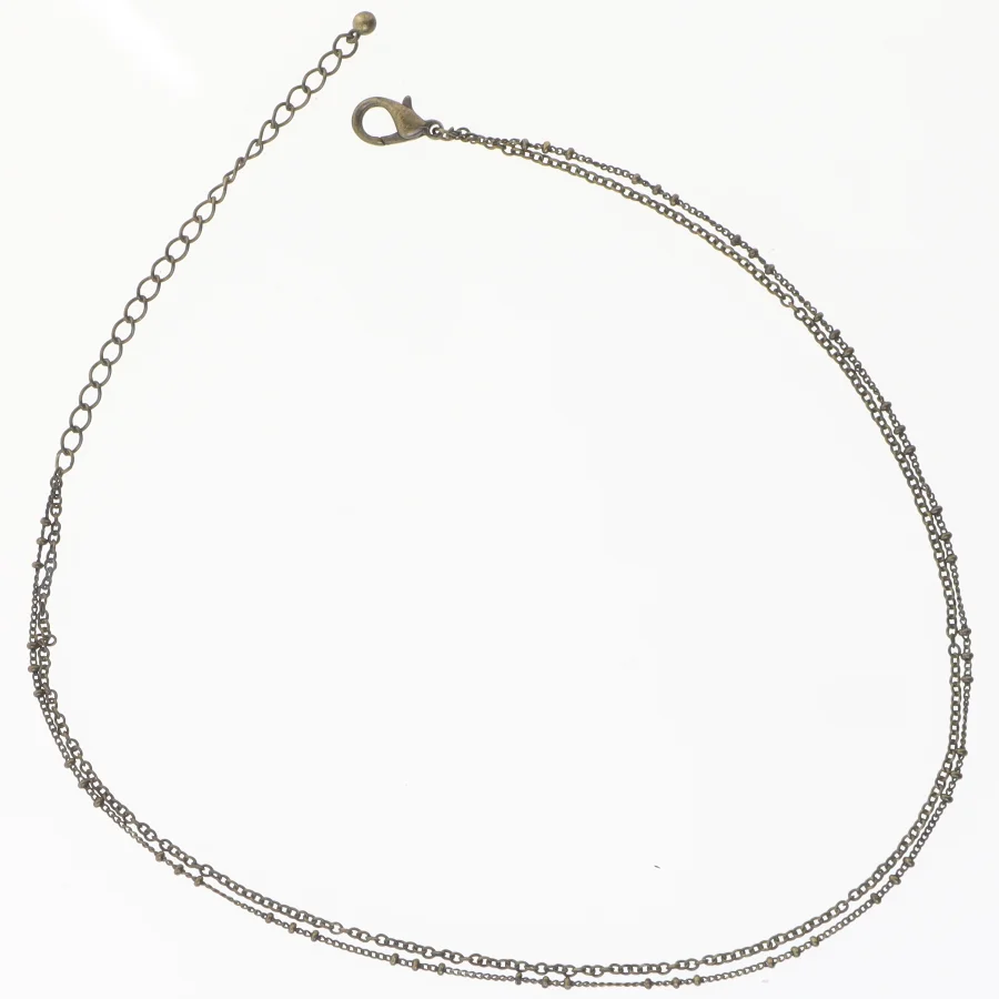 Kuglekæde halskæde (str. 46,5 cm)