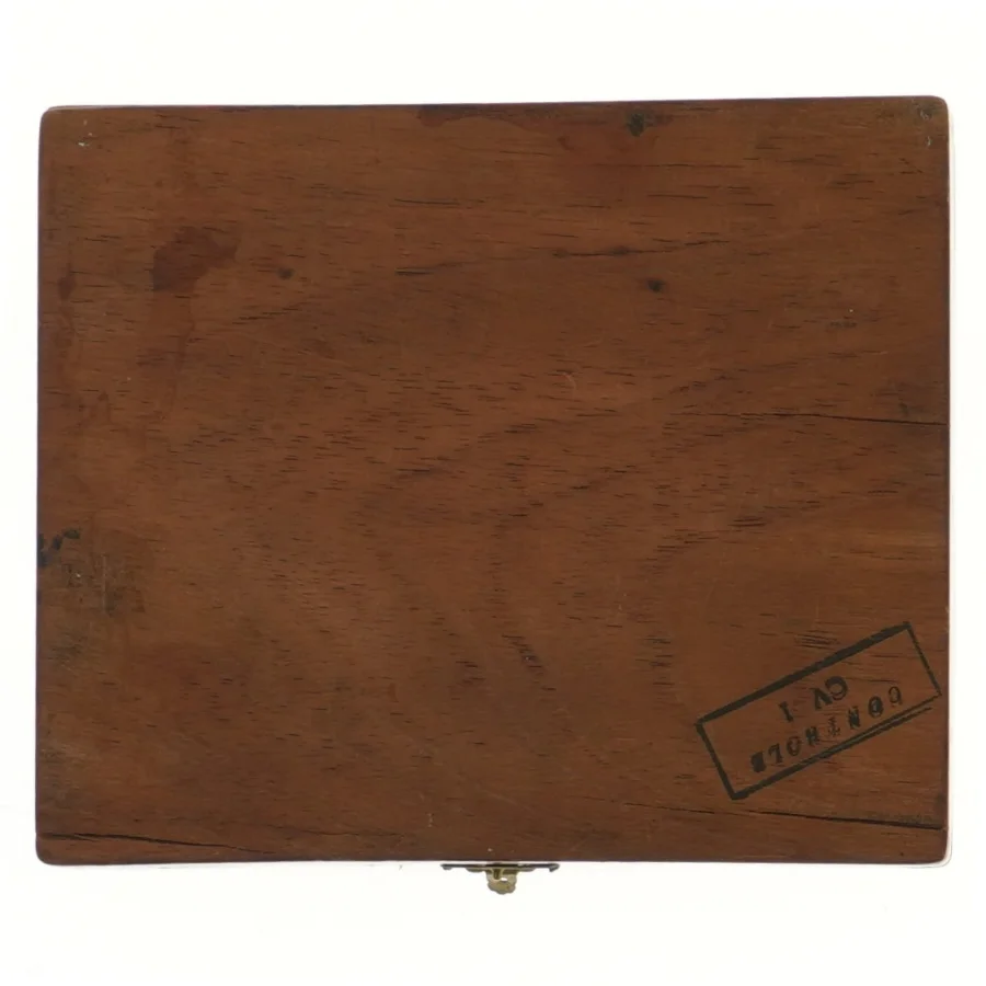 Trækasse til cigarer (str. 19,5x16,5x4,5 cm)