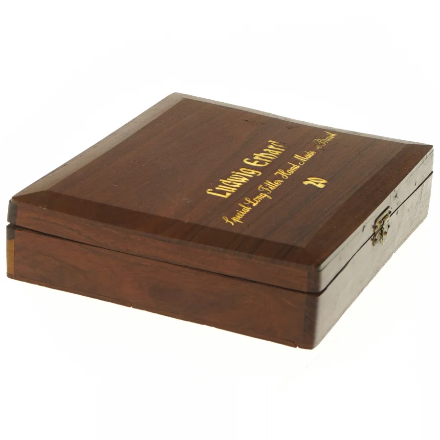 Trækasse til cigarer (str. 19,5x16,5x4,5 cm)