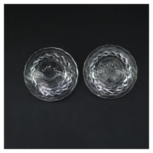 Glas fyrfadsstager fra Royal Copenhagen (str. Ø 10 cm)