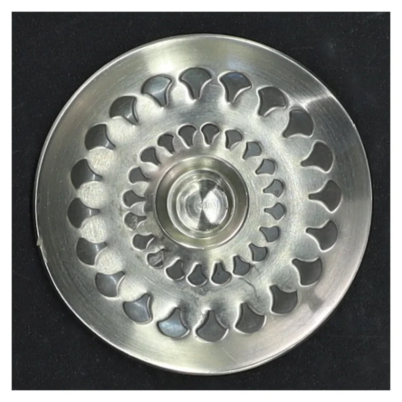 Dekorertinlysestage fra Jørgen Jensen (str. Ø. 6,5 cm)