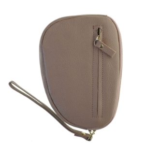 Håndtaske i læder (str. 19 cm)