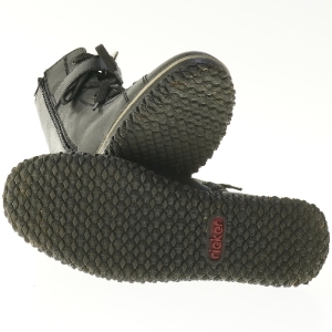 Sort støvle, størrelse 40 fra Rieker (str. 40 )