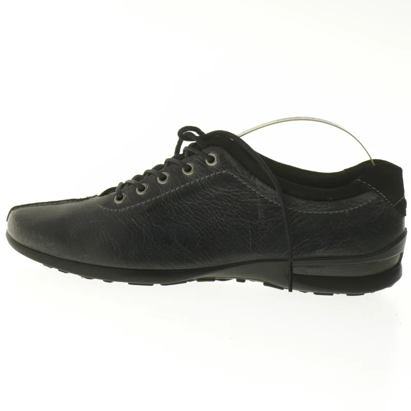 Sort lædersko fra Ecco (str. 40 )