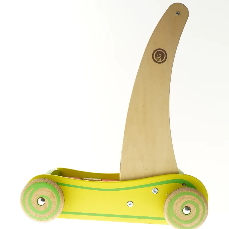 Træ gåvogn med klodser fra Br (str. 38x32 cm)