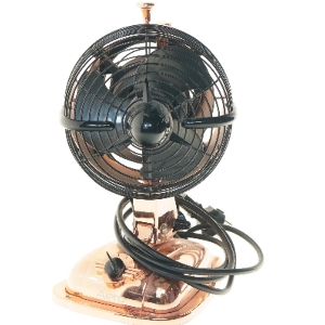 Bordventilator i kobber fra Texa Design (str. 28 cm)