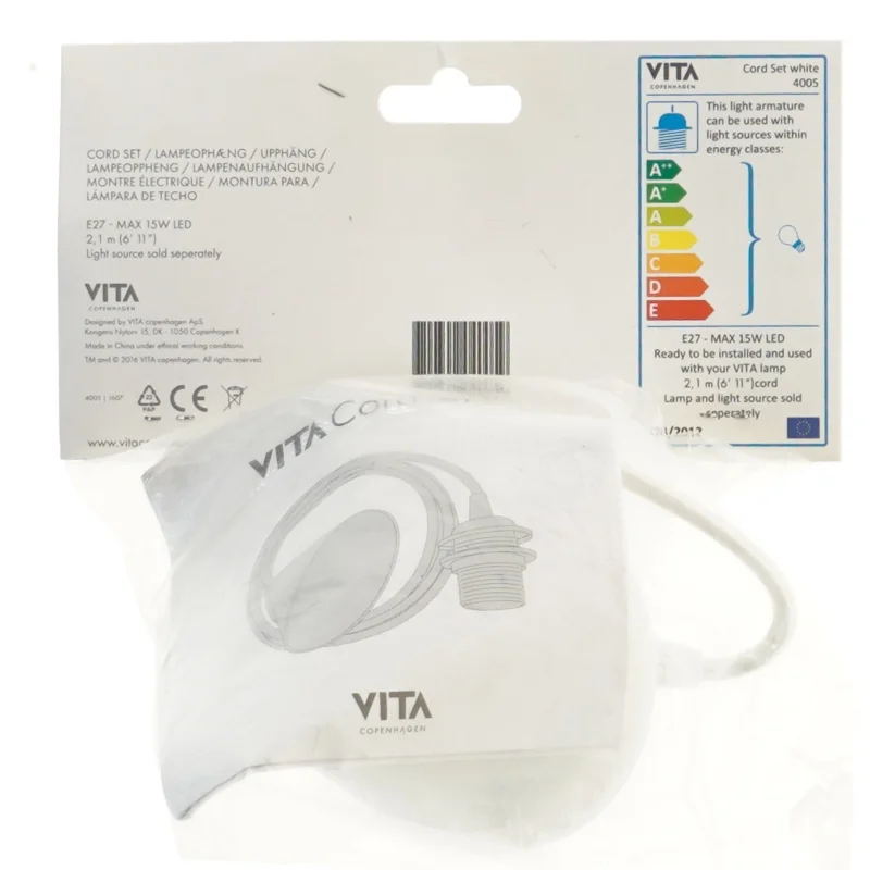 Helt ny! VITA tekstilledningssæt fra VITA (str. 201 cm)