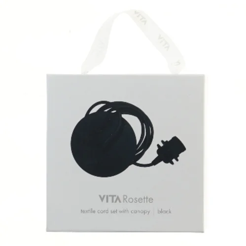 VITA Rosette tekstilledning med baldakin fra VITA (str. Ø 14 cm)