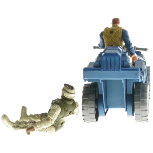 Actionfigurer med køretøj (str. 17 cm)