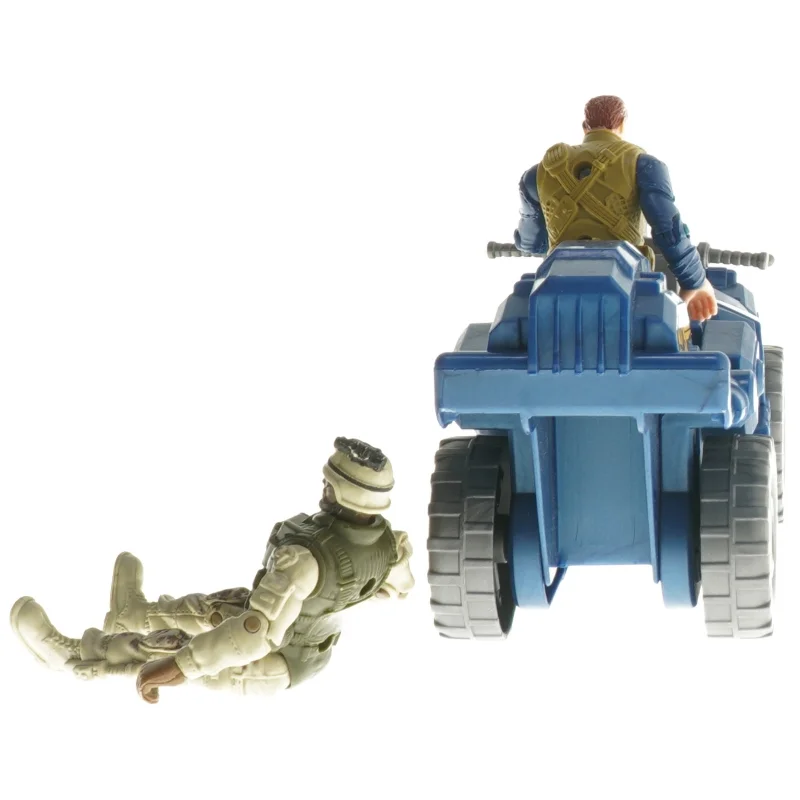 Actionfigurer med køretøj (str. 17 cm)