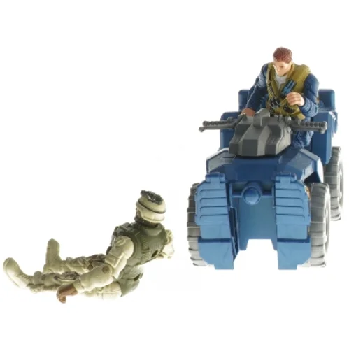Actionfigurer med køretøj (str. 17 cm)