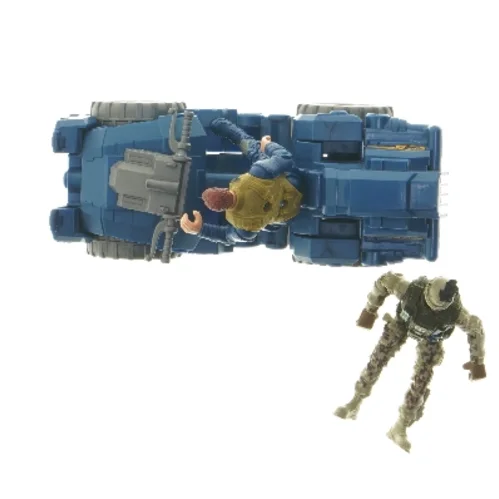 Actionfigurer med køretøj (str. 17 cm)