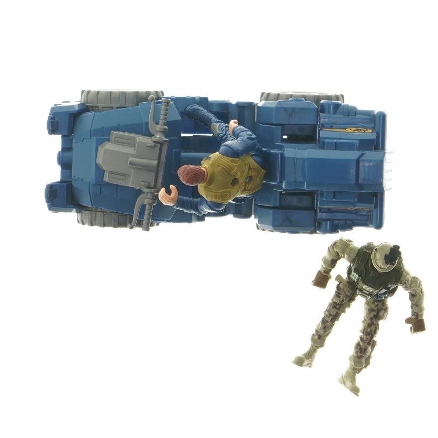 Actionfigurer med køretøj (str. 17 cm)