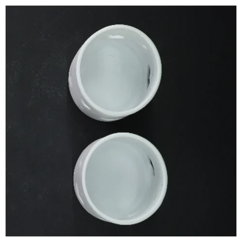 Hvide fyrfadslysestager fra Scandinavia Gifts (str. 8 cm)