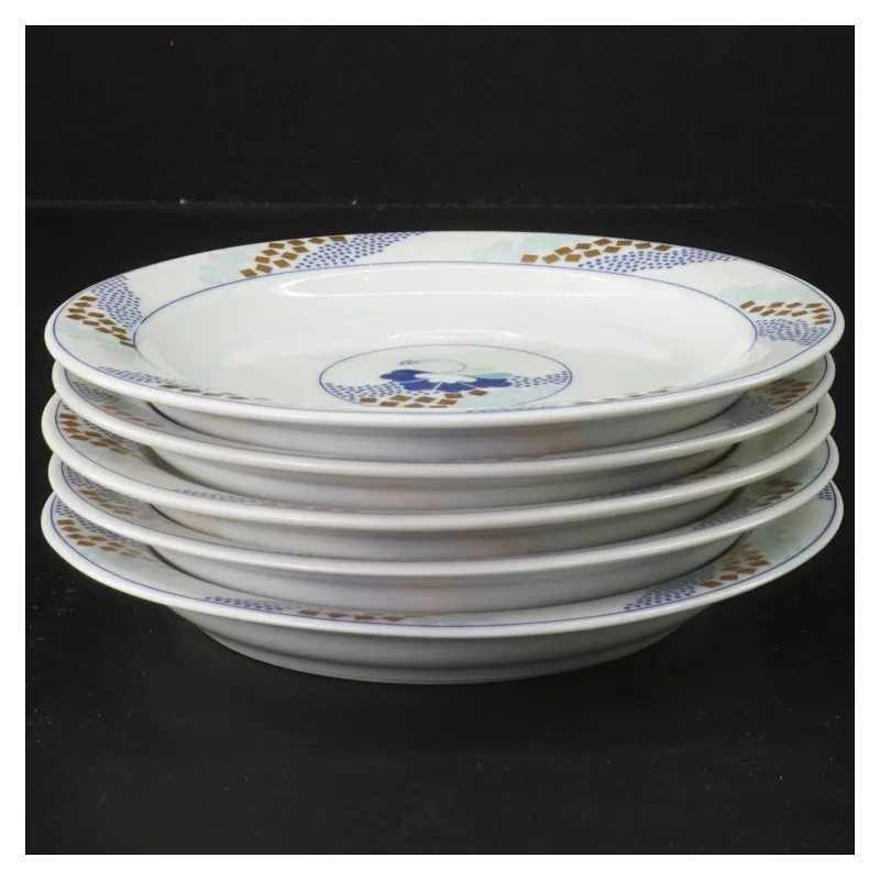 B&G porcelænstallerkener fra B&G (str. 5 styk, ø 16,5 cm)