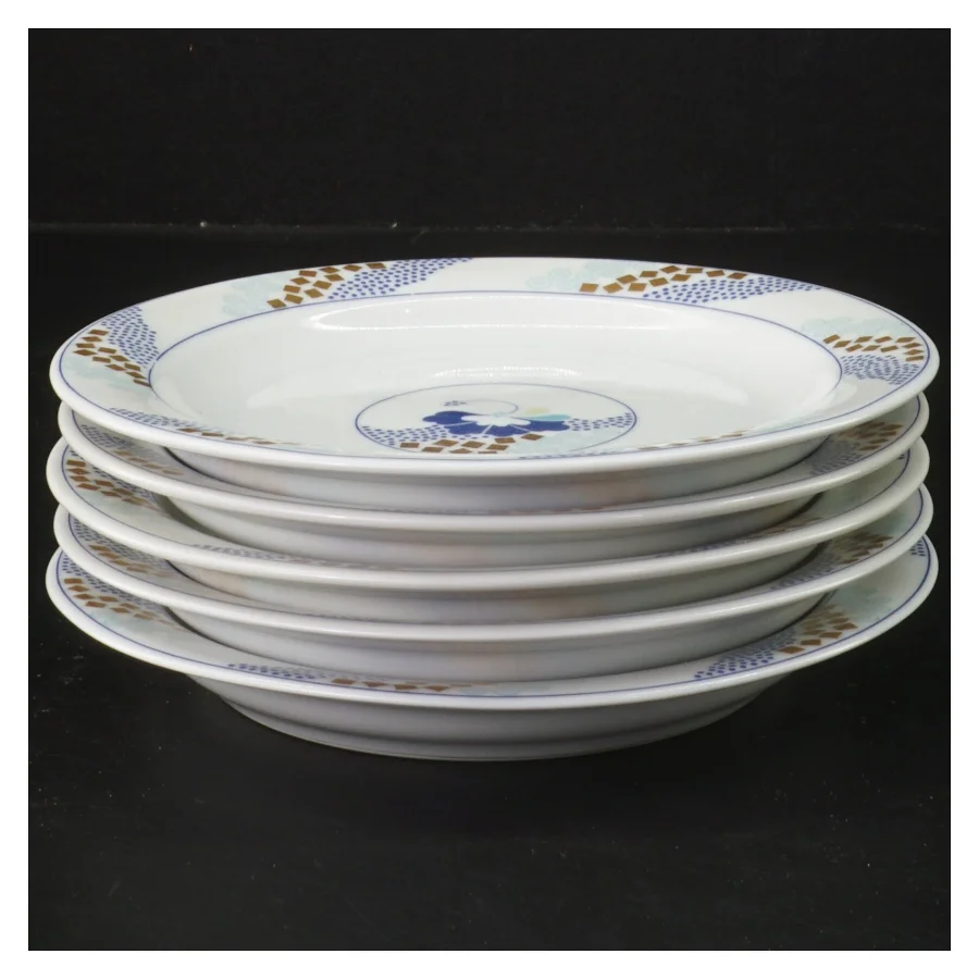 B&G porcelænstallerkener fra B&G (str. 5 styk, ø 16,5 cm)