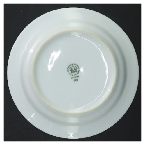 B&G porcelænstallerkener fra B&G (str. 5 styk, ø 16,5 cm)