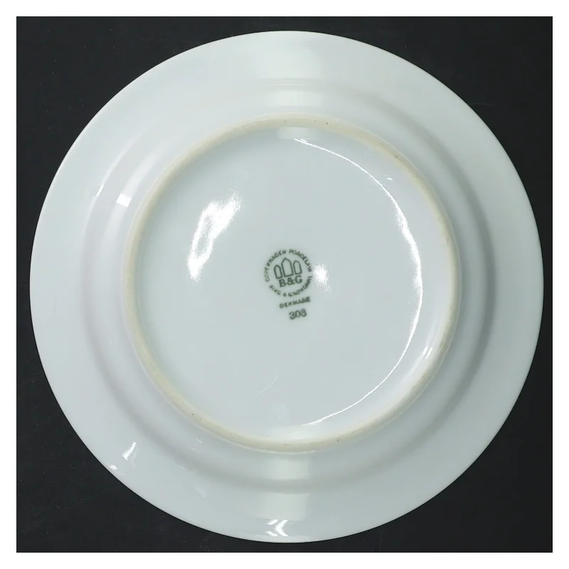 B&G porcelænstallerkener fra B&G (str. 5 styk, ø 16,5 cm)