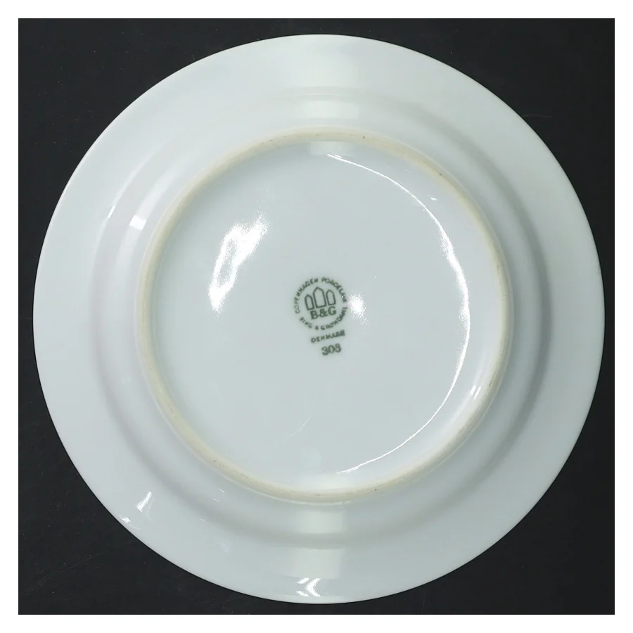 B&G porcelænstallerkener fra B&G (str. 5 styk, ø 16,5 cm)