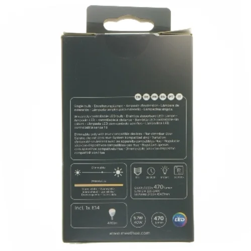 Philips Hue E14 P45 LED-pære fra Philips