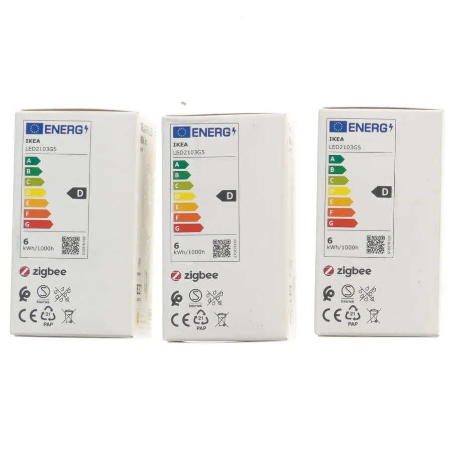 Trådfri LED pære E27 806 lm fra IKEA (str. 11 cm)