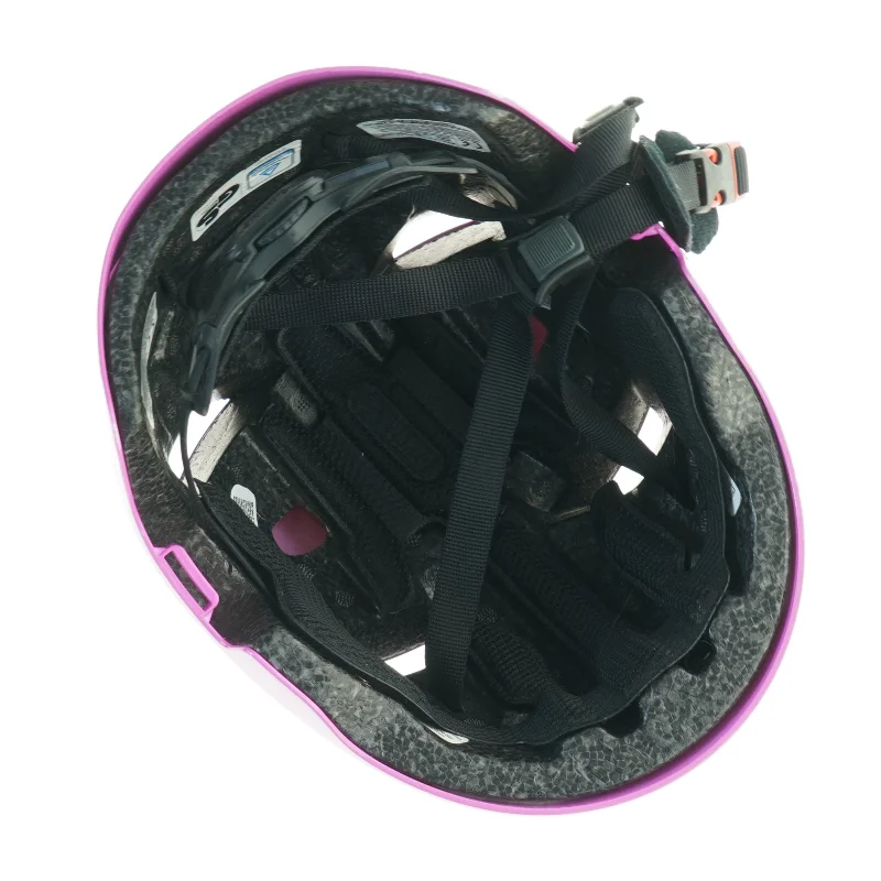 Skihjelm/cykelhjelm til pige fra Abus (str. 51 til 55 cm)