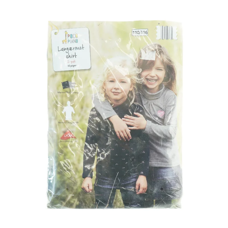 Pige Langærmede Shirts fra Poco Piano (str. 110 til 116)