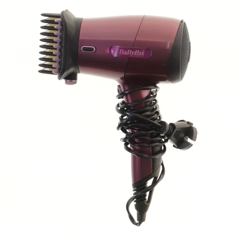 BaByliss hårtørrer med kam fra BaByliss (str. 19x25 cm)