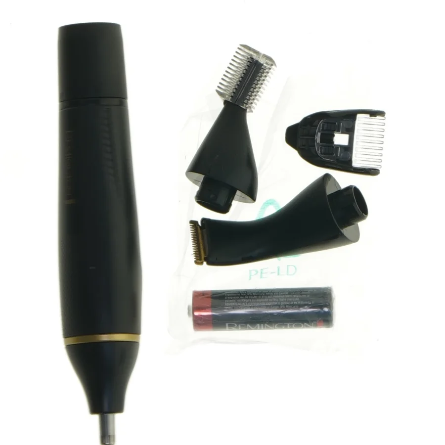 Remington skæg og næsetrimmer med tilbehør fra Remington (str. 14 cm)