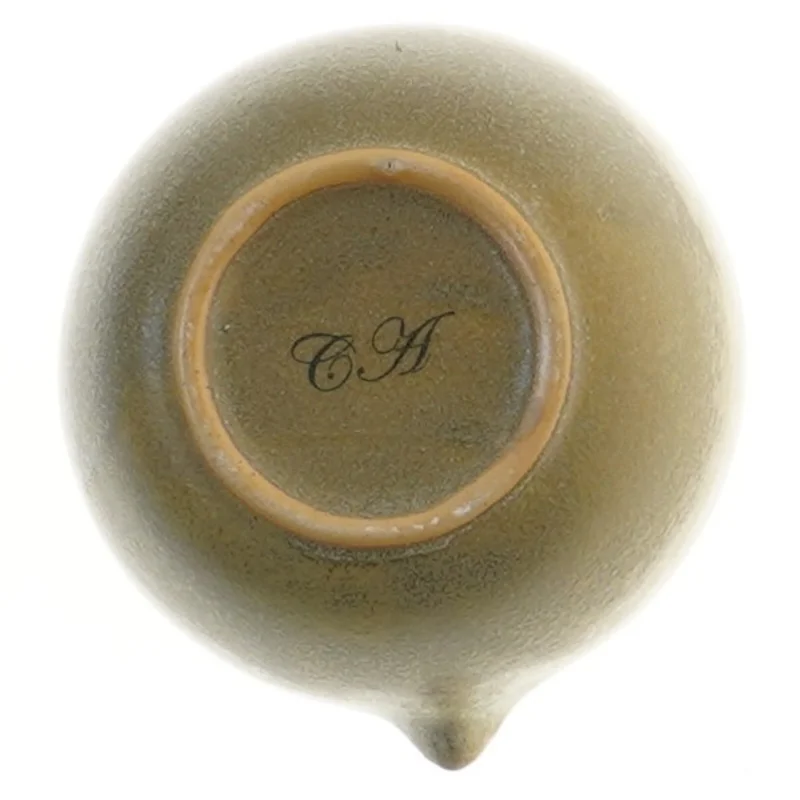 Keramisk skål med hældetud (str. Ø 11 cm)