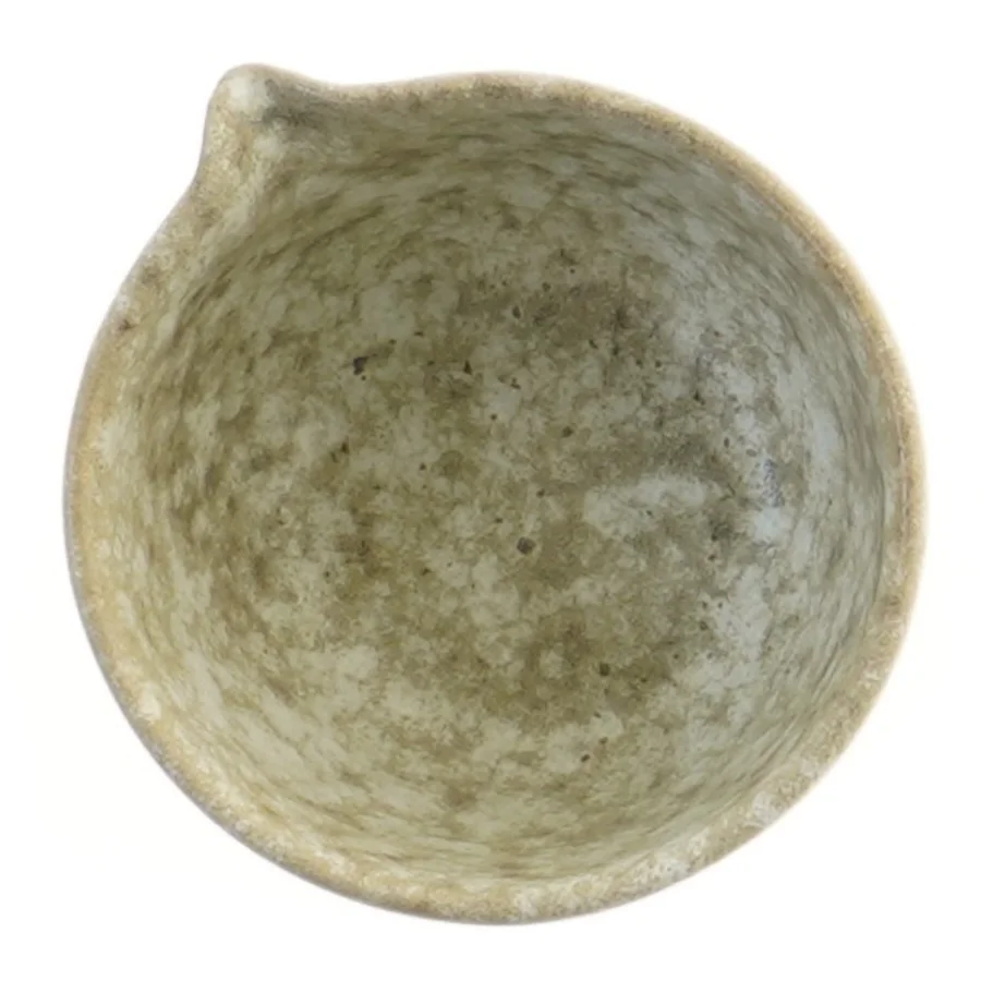 Keramisk skål med hældetud (str. Ø 11 cm)