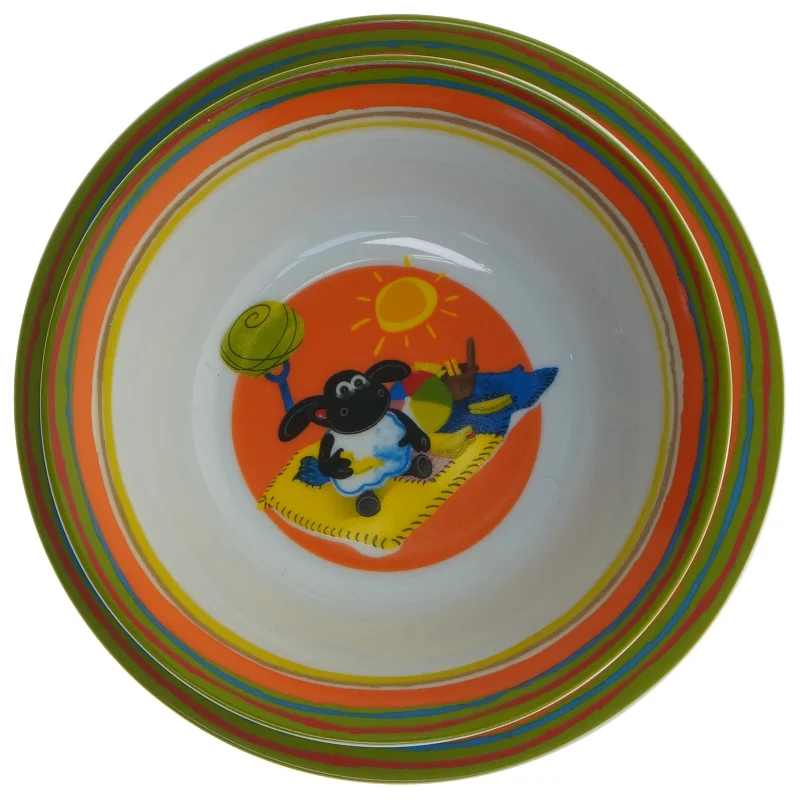 Frode Får børneskål og tallerken (str. Ø 19 cm)