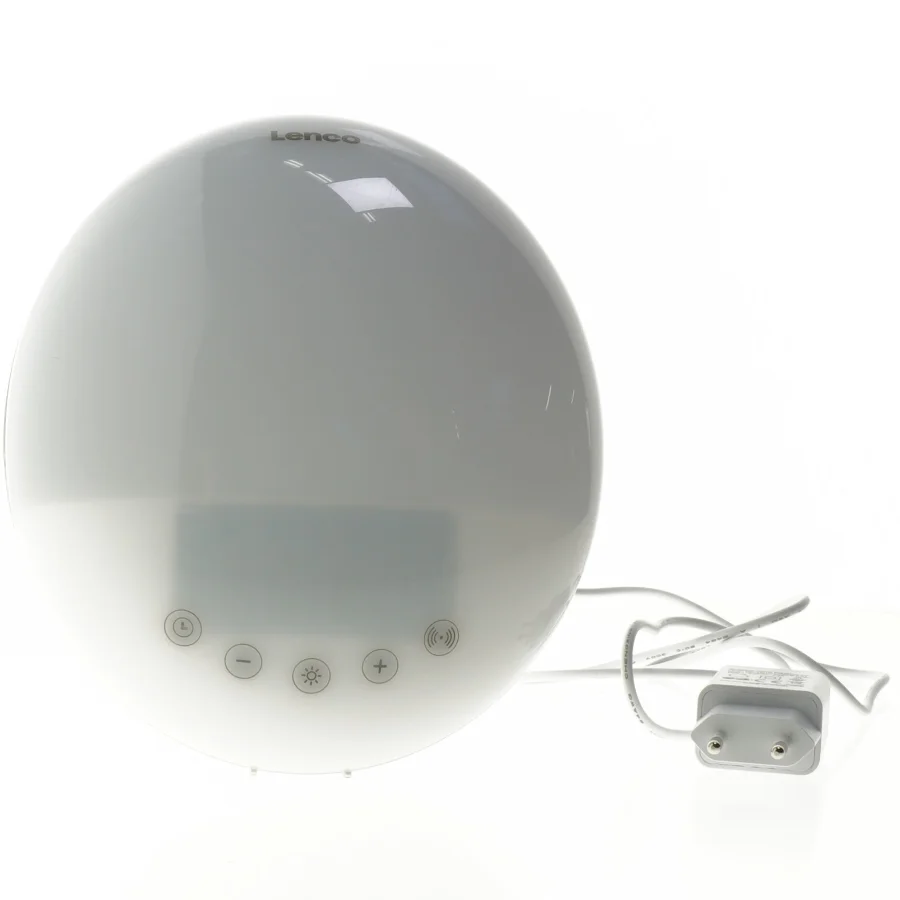 LENCO CRW-110WH - Smart clock radio with wake up light - Multi colour