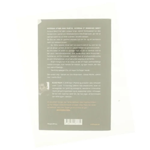 Corpus delicti : krimi af Elias Palm (Bog)