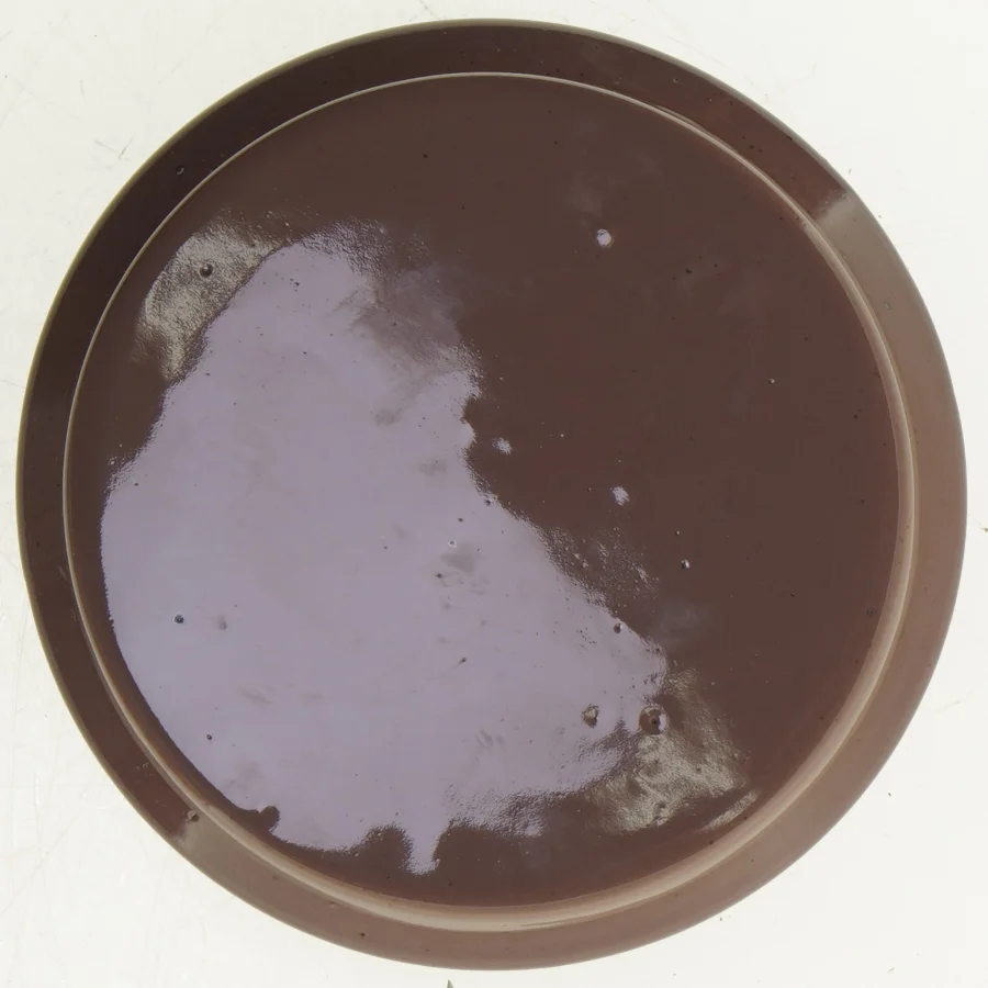 ubrugt stor krukke med låg fra sødahl.  (str. 12 x 8 cm)