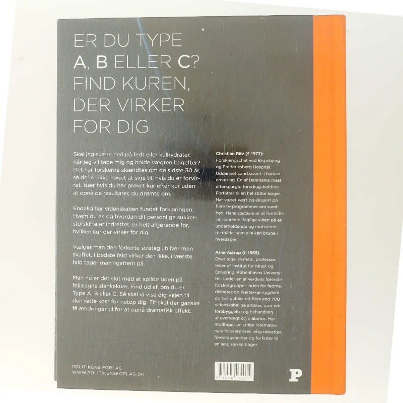 Spis dig slank efter dit blodsukker af Arne Astrup (f. 1955) (Bog)