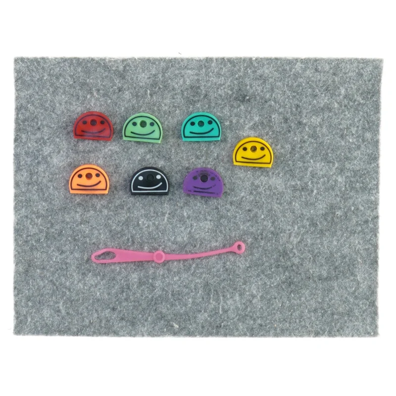 nye Gummi hætter til nøgler med smileys