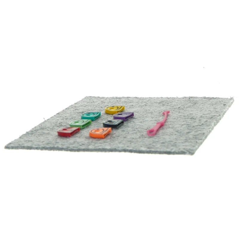 nye Gummi hætter til nøgler med smileys